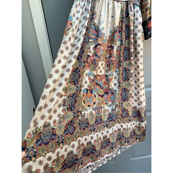 Jhonny Was TIERRA ZONIA DRESS 100% silk - Picture 8 of 16